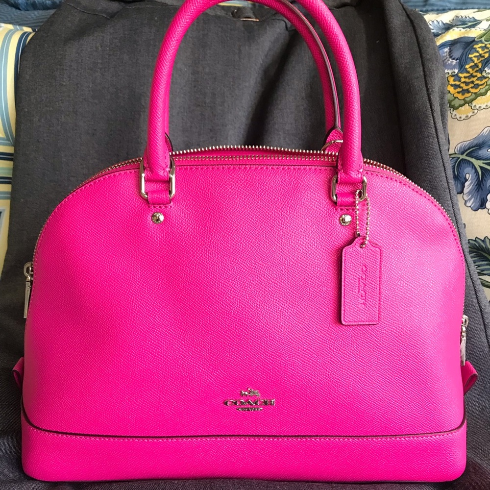 Coach Saffiano Leather Satchel and wallet